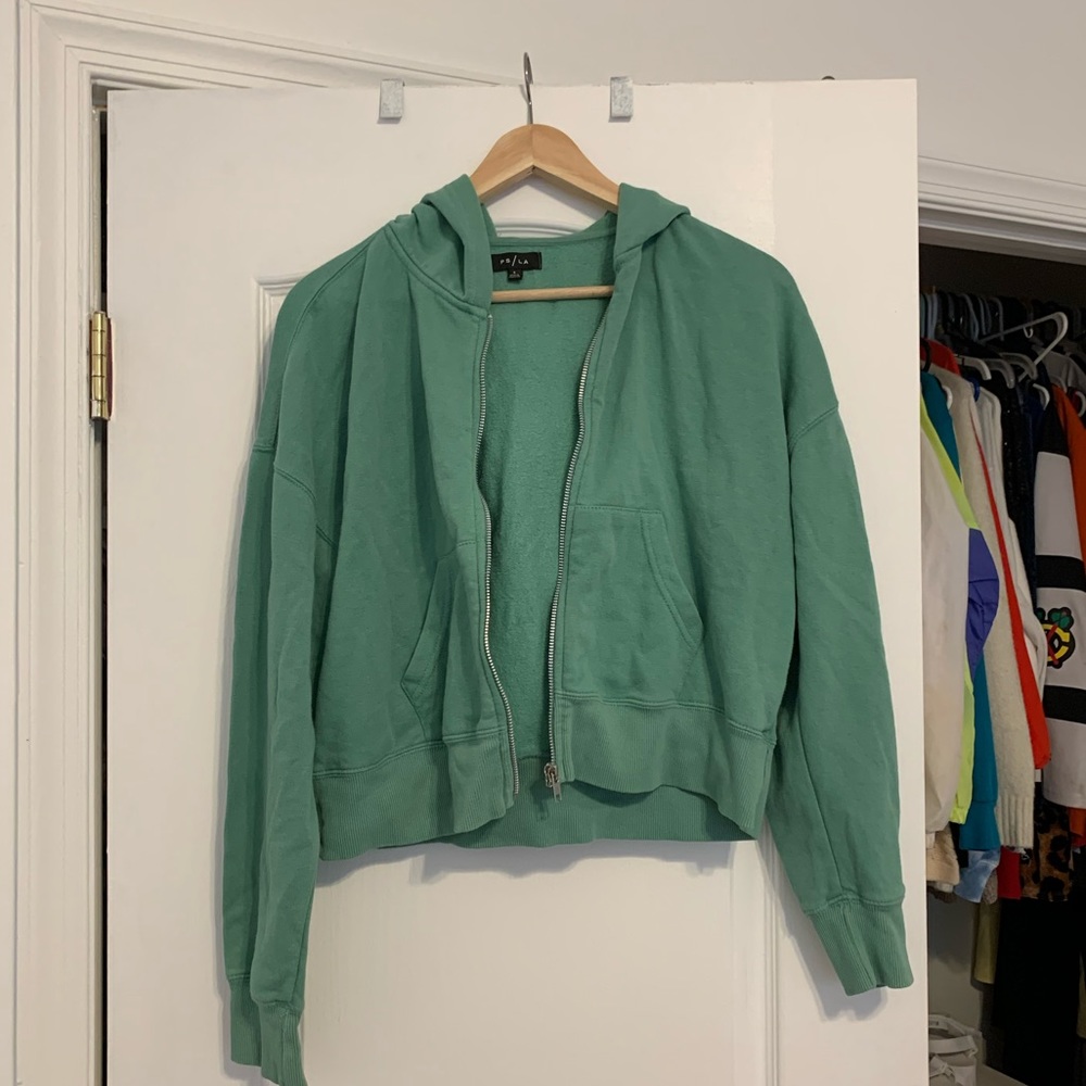 Pacsun Zip Up Cropped Hoodie